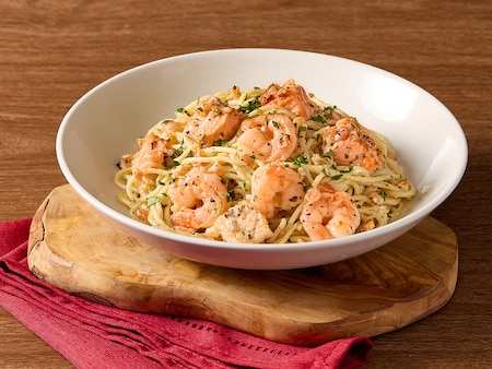 Shimp & Salmon Spaghetti 
